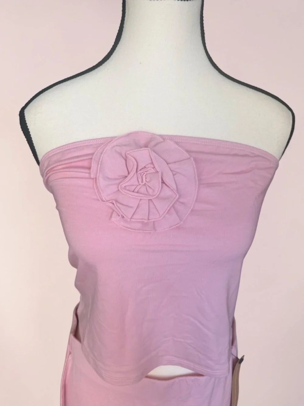 Reformation Adalynn Knit Set in Pink — NWT size L - Picture 6 of 14